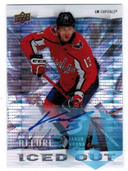 2020-21 Upper Deck Allure Iced Out Blue Auto Jakub Vrana #IO-3